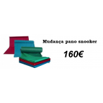 Mudança pano snooker