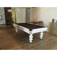 Snooker  Usado Lacado Classico Branco 8" (restaurado)